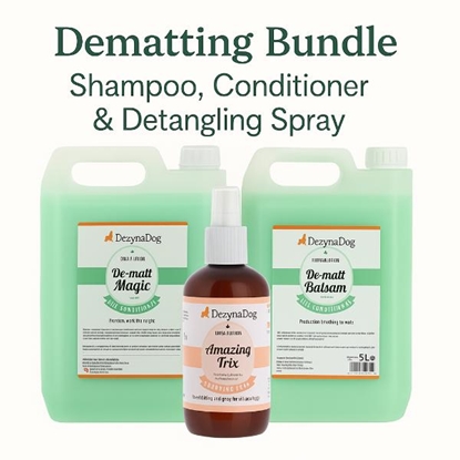 Picture of DeZynaDog Dematting Bundle – Shampoo, Conditioner & Spray